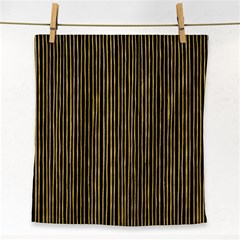 Stylish Golden Strips Face Towel by gatterwe