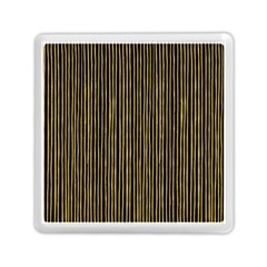 Stylish Golden Strips Memory Card Reader (square)  by gatterwe