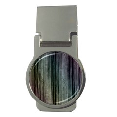 Stylish Rainbow Strips Money Clips (round)  by gatterwe