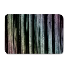 Stylish Rainbow Strips Plate Mats by gatterwe