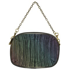 Stylish Rainbow Strips Chain Purses (one Side)  by gatterwe