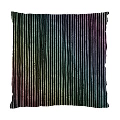 Stylish Rainbow Strips Standard Cushion Case (one Side) by gatterwe