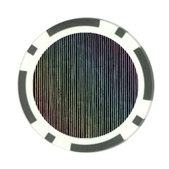 Stylish Rainbow Strips Poker Chip Card Guard (10 Pack) by gatterwe