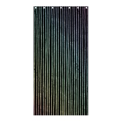 Stylish Rainbow Strips Shower Curtain 36  X 72  (stall)  by gatterwe