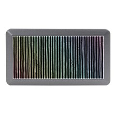 Stylish Rainbow Strips Memory Card Reader (mini) by gatterwe