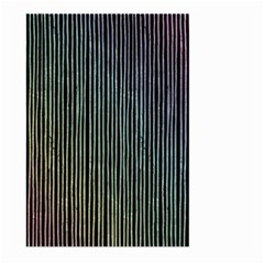 Stylish Rainbow Strips Large Garden Flag (two Sides) by gatterwe