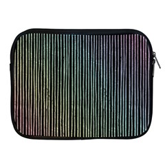 Stylish Rainbow Strips Apple Ipad 2/3/4 Zipper Cases by gatterwe