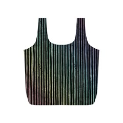 Stylish Rainbow Strips Full Print Recycle Bags (s)  by gatterwe