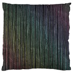 Stylish Rainbow Strips Large Flano Cushion Case (Two Sides) Front