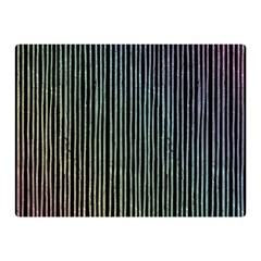 Stylish Rainbow Strips Double Sided Flano Blanket (mini)  by gatterwe