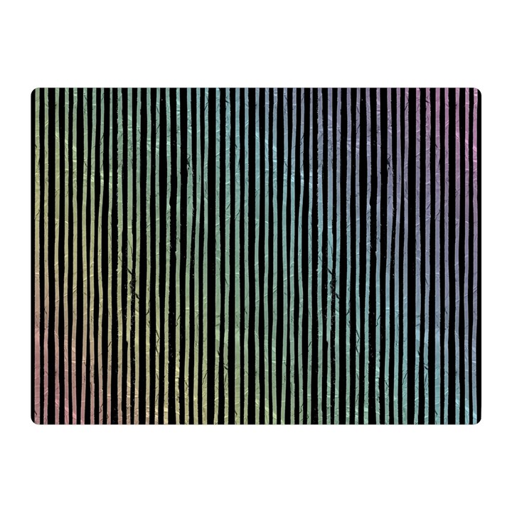 Stylish Rainbow Strips Double Sided Flano Blanket (Mini) 