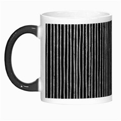 Stylish Silver Strips Morph Mugs by gatterwe