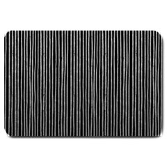 Stylish Silver Strips Large Doormat  by gatterwe