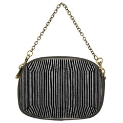 Stylish Silver Strips Chain Purses (one Side)  by gatterwe