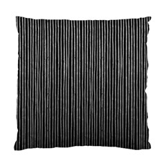 Stylish Silver Strips Standard Cushion Case (two Sides) by gatterwe