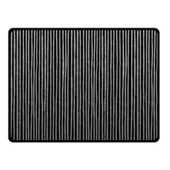 Stylish Silver Strips Double Sided Fleece Blanket (small)  by gatterwe