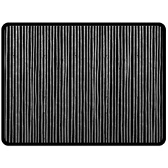 Stylish Silver Strips Double Sided Fleece Blanket (large)  by gatterwe