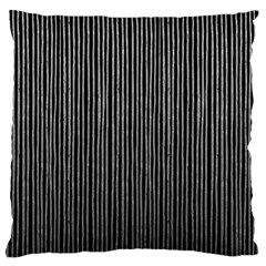 Stylish Silver Strips Standard Flano Cushion Case (one Side) by gatterwe