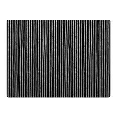 Stylish Silver Strips Double Sided Flano Blanket (mini)  by gatterwe