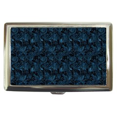 Blue Flower Glitter Look Cigarette Money Cases