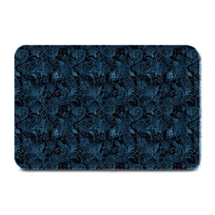 Blue Flower Glitter Look Plate Mats by gatterwe