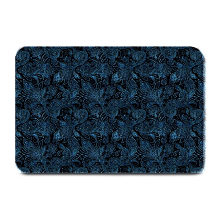 Blue Flower Glitter Look Plate Mats