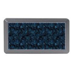 Blue Flower Glitter Look Memory Card Reader (Mini)