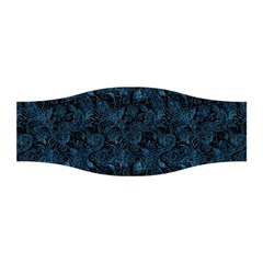 Blue Flower Glitter Look Stretchable Headband