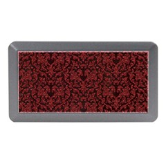 Red Glitter Look Floral Memory Card Reader (mini) by gatterwe