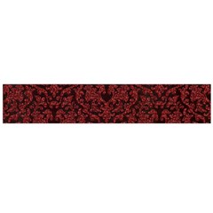 Red Glitter Look Floral Flano Scarf (large) by gatterwe