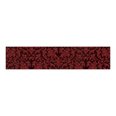 Red Glitter Look Floral Velvet Scrunchie by gatterwe