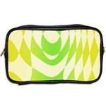 Green shapes canvas                              Toiletries Bag (Two Sides) Back