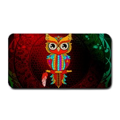 Cute Owl, Mandala Design Medium Bar Mats by FantasyWorld7