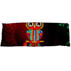 Cute Owl, Mandala Design Body Pillow Case Dakimakura (two Sides) by FantasyWorld7