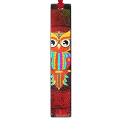 Cute Owl, Mandala Design Large Book Marks by FantasyWorld7