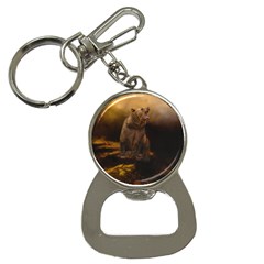 Roaring Grizzly Bear Bottle Opener Key Chains by gatterwe