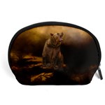 Roaring Grizzly Bear Accessory Pouches (Large)  Front