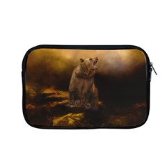 Roaring Grizzly Bear Apple Macbook Pro 13  Zipper Case by gatterwe