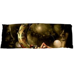 Steampunk Lady  In The Night With Moons Body Pillow Case Dakimakura (two Sides) by FantasyWorld7