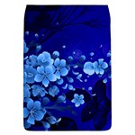 Floral Design, Cherry Blossom Blue Colors Flap Covers (L)  Front