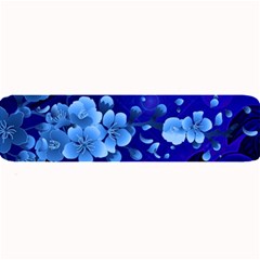 Floral Design, Cherry Blossom Blue Colors Large Bar Mats