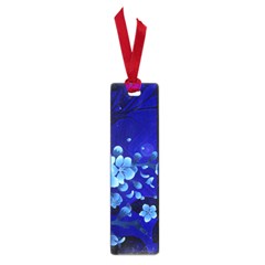 Floral Design, Cherry Blossom Blue Colors Small Book Marks by FantasyWorld7