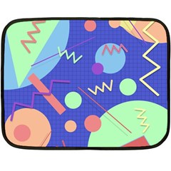 Memphis #42 Double Sided Fleece Blanket (mini)  by RockettGraphics