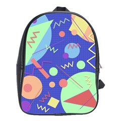 Memphis #42 School Bag (large) by RockettGraphics