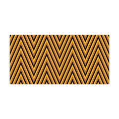 Chevron Brown Retro Vintage Yoga Headband by Nexatart