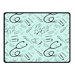 Pattern Medicine Seamless Medical Double Sided Fleece Blanket (small)  by Nexatart