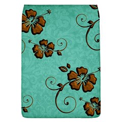 Chocolate Background Floral Pattern Flap Covers (l)  by Nexatart