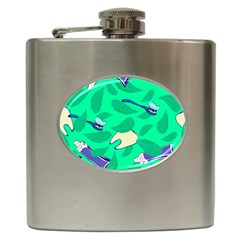 Pattern Seamless Background Desktop Hip Flask (6 Oz) by Nexatart