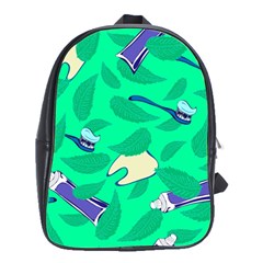 Pattern Seamless Background Desktop School Bag (large) by Nexatart