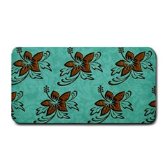 Chocolate Background Floral Pattern Medium Bar Mats by Nexatart